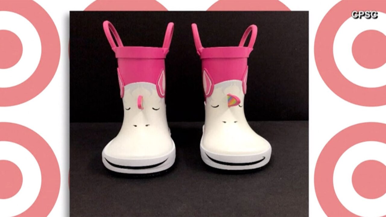 Target Is Recalling 29 000 Cat Jack Lilia Unicorn Rain Boots
