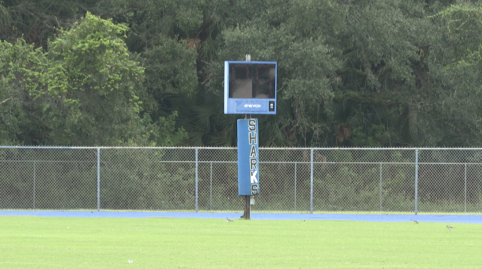 Old Play Clocks at Sebastian River High School