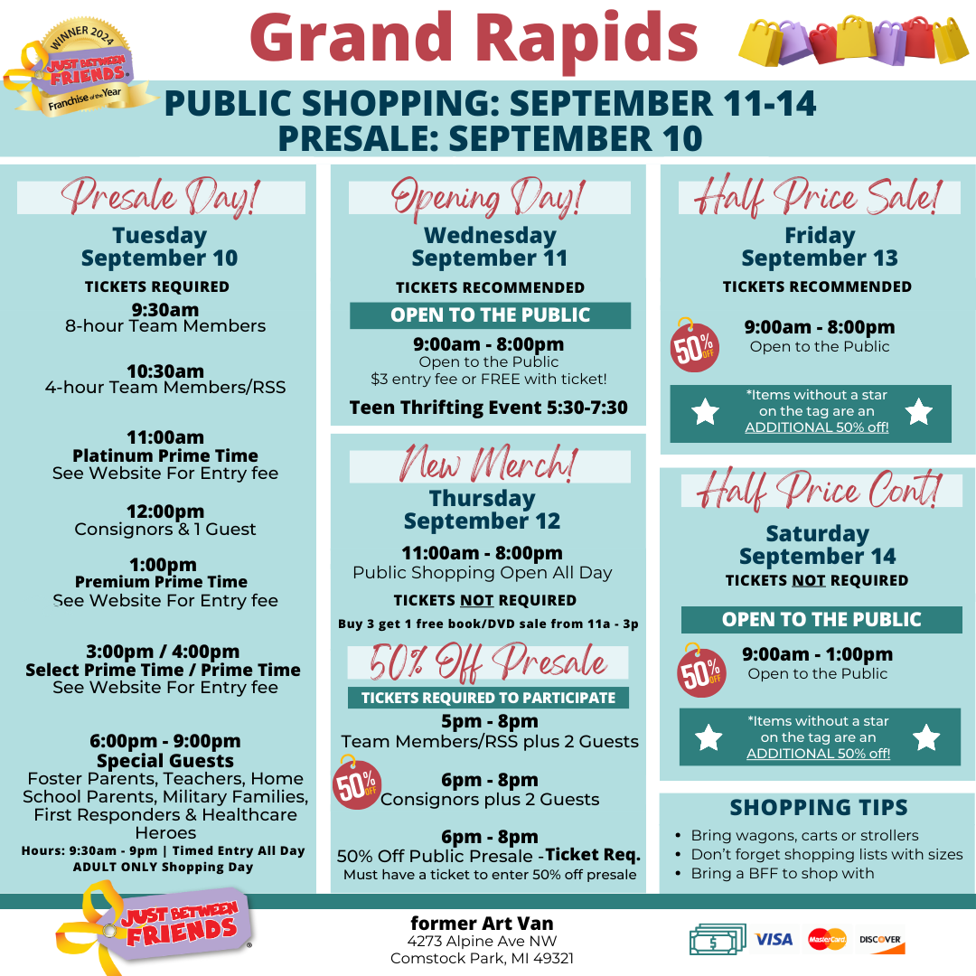 Just Between Friends 2024