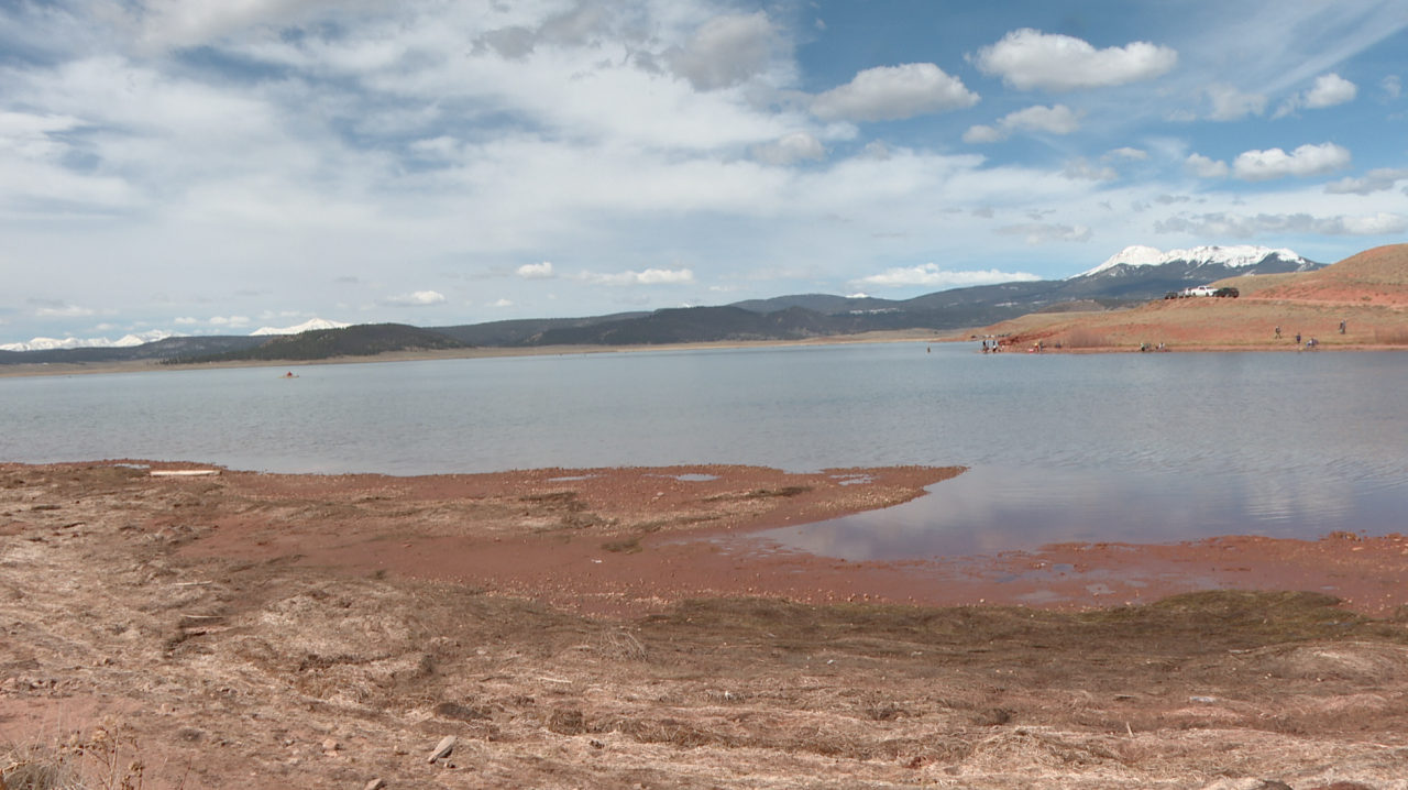 Antero reservoir depleted