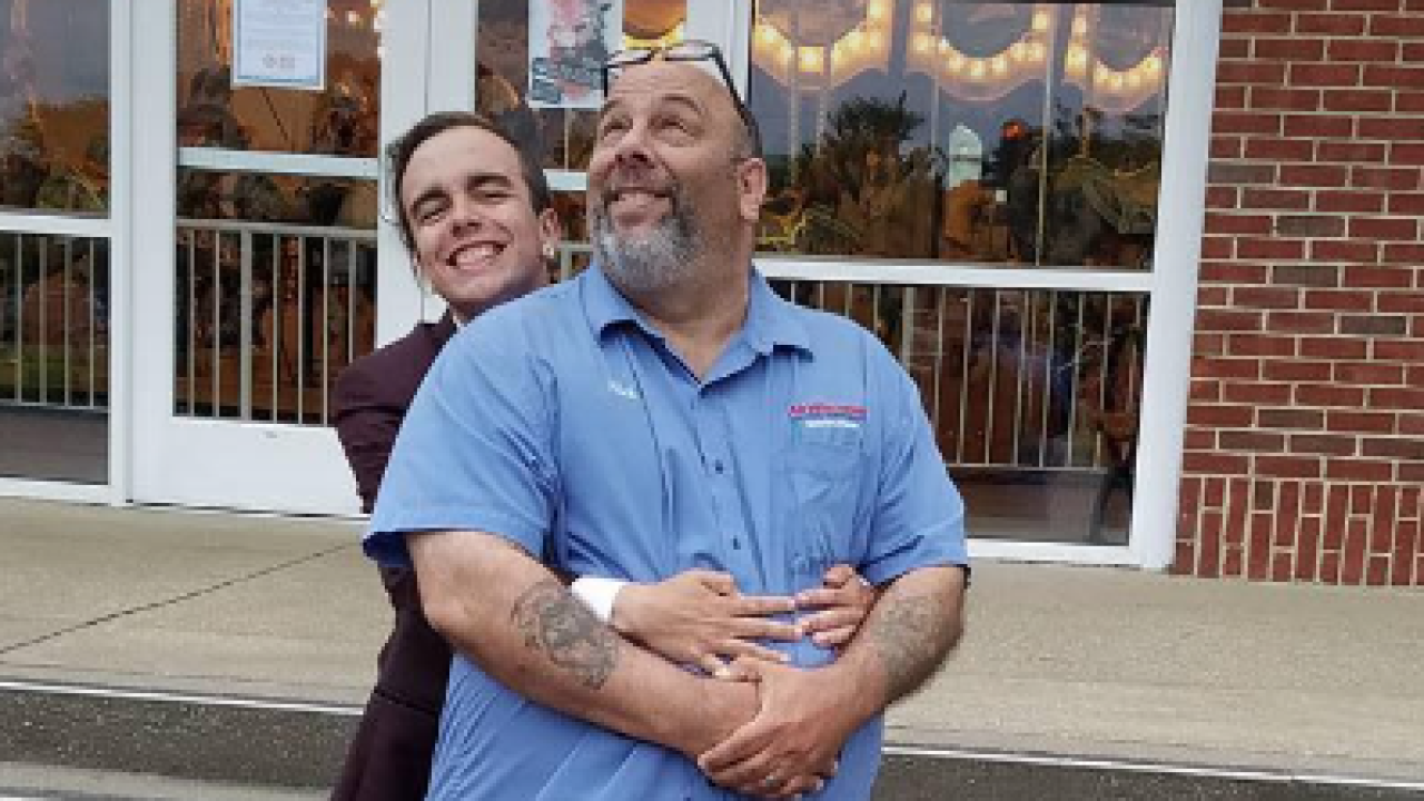 Josh Dibuono and his dad Nick 