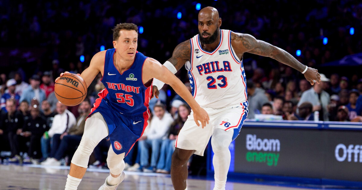 Cunningham scores 26, Collins has double-double in Detroit’s win over LeBron, 76ers