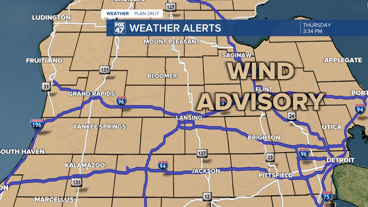 Wind Advisory for Friday April 12th