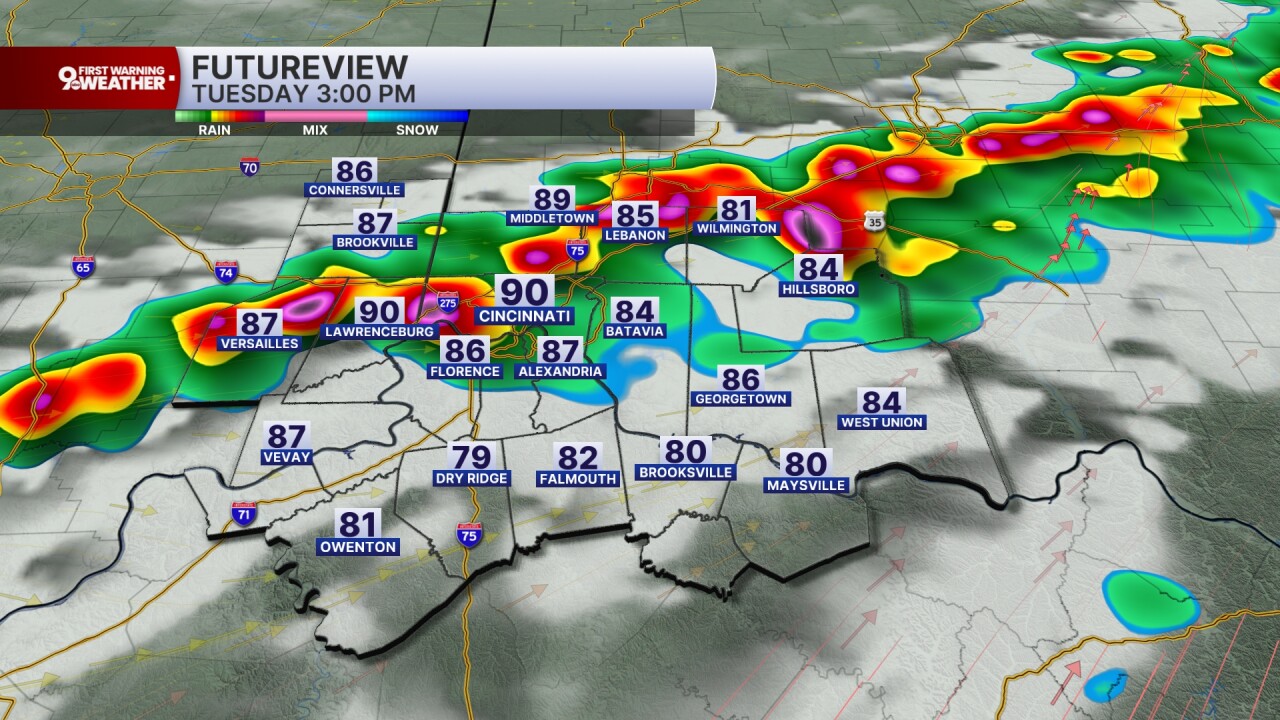 Storm potential today 