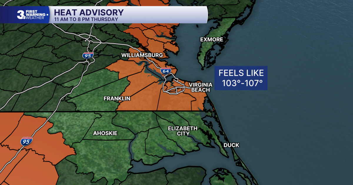 First Warning Forecast: Heat index to 100+ to end the week