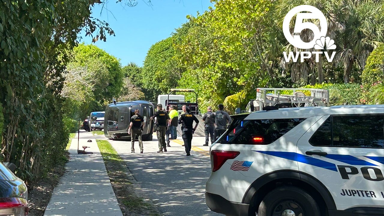 Golfing legend Tiger Woods was involved in a rollover crash on Jupiter Island just after 2 p.m. Friday, deputies said.