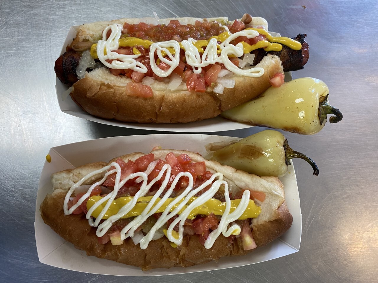 El Guero Canelo Sonoran-style hot dog made with love