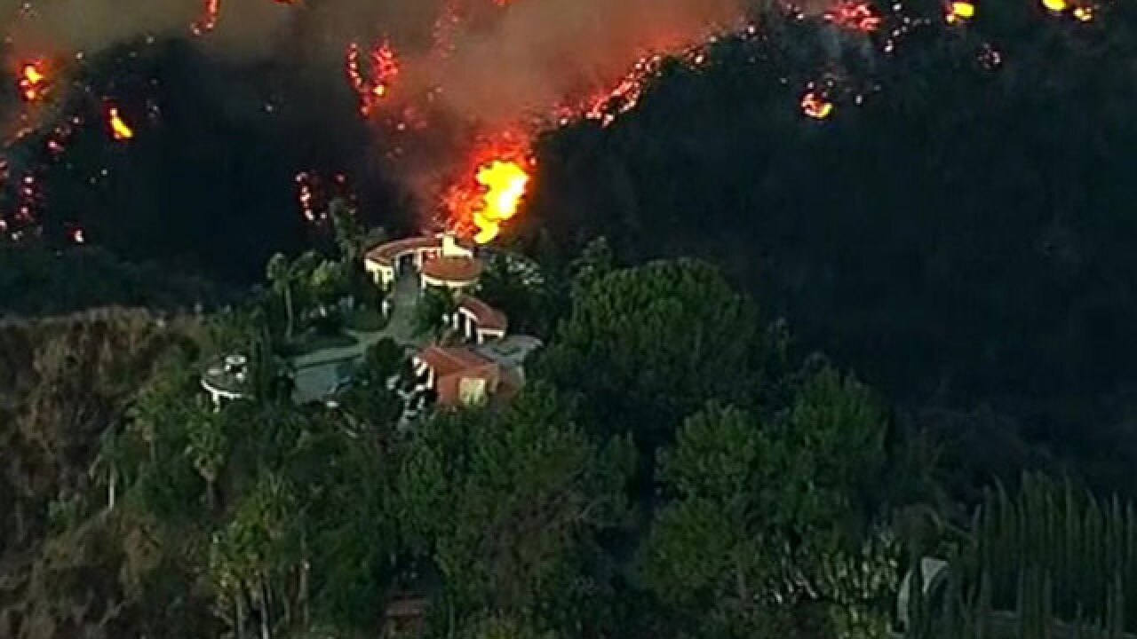 INTERACTIVE MAP: Thomas Fire, Skirball Fire, Creek Fire, Rye Fire