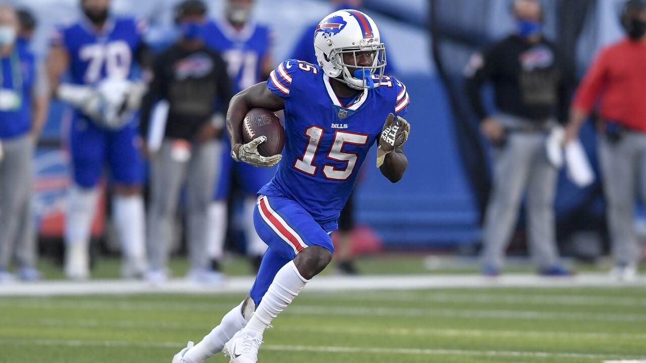 Buffalo Bills elevate WR John Brown from the practice squad to the active roster