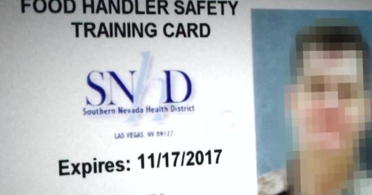 Testing Required At Health District Offices To Obtain Food Handler