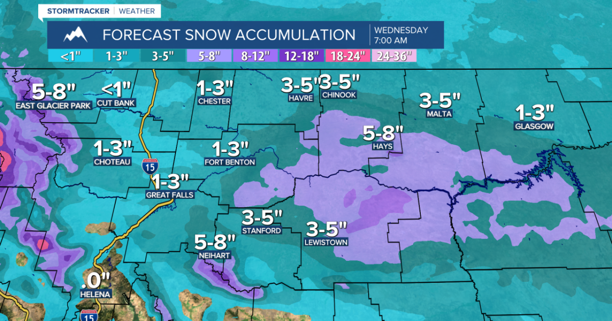 Another round of snow Monday night into Tuesday