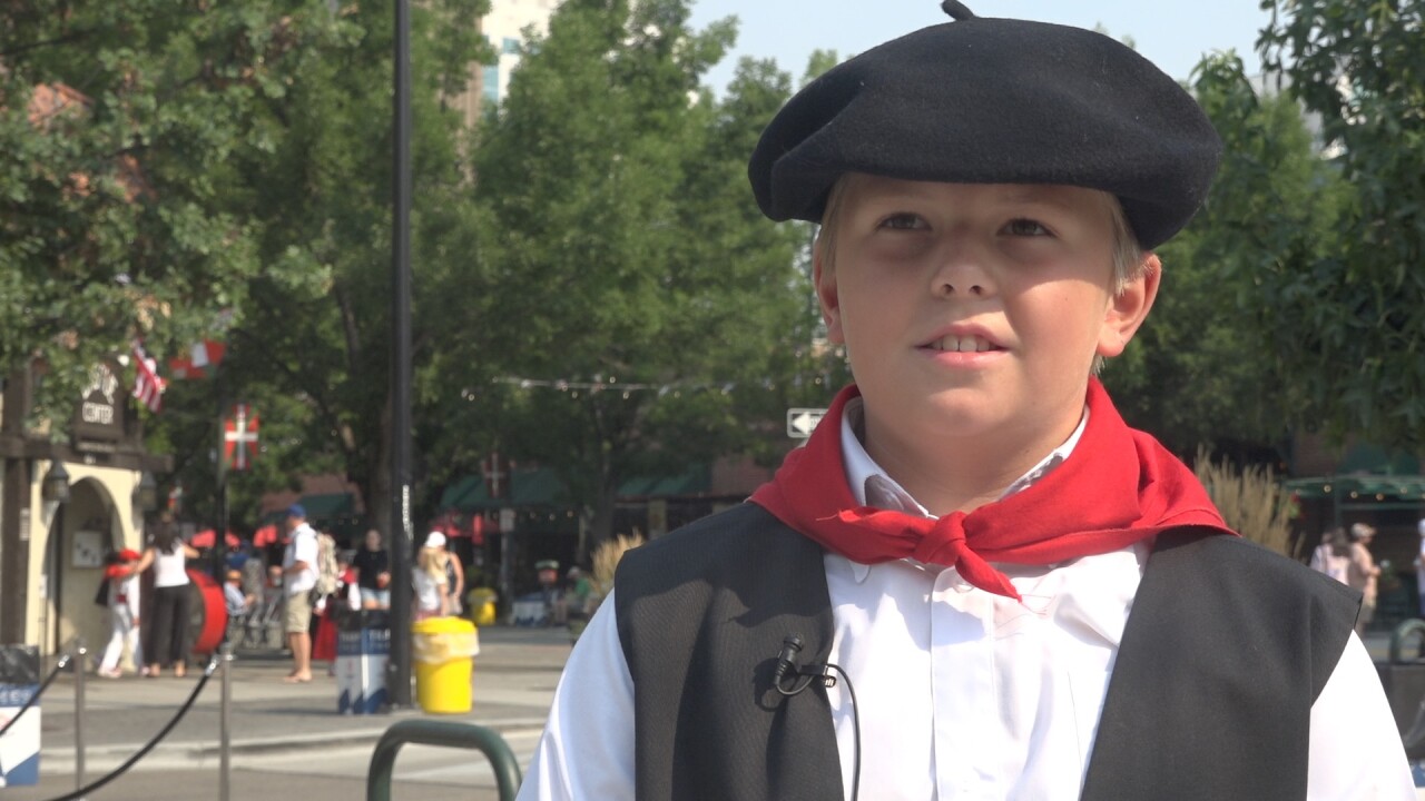 Beck is one of the kids who participated in the dance performance