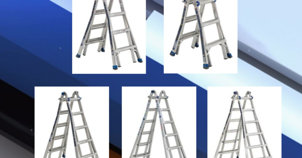 Rejected Ladder Ladders recalled due to fall hazard