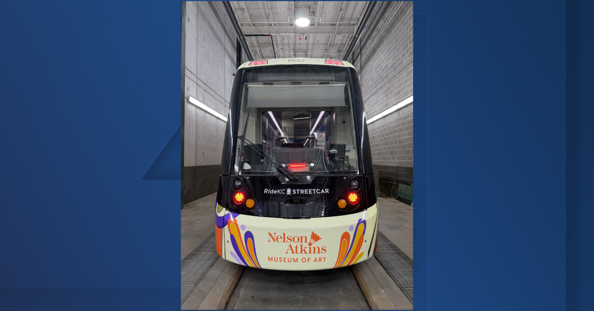 KC Streetcar, Nelson-Atkins Museum of Art partner on streetcar wrap for exhibit