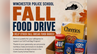 Clark County schools, Winchester Police collecting food donations for students 