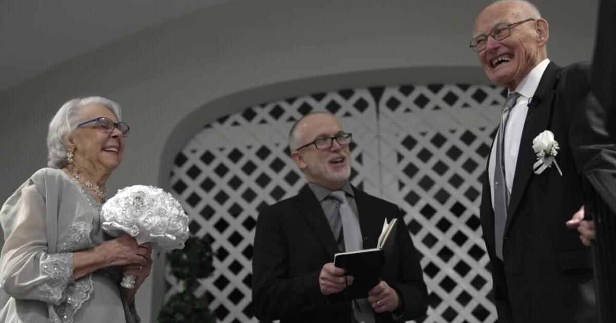 After 70 years of marriage, this Virginia couple finally had their dream wedding!
