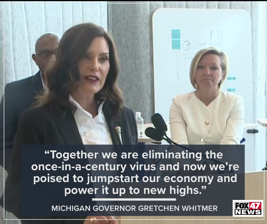 Comments by Gov. Gretchen Whitmer on getting back to work