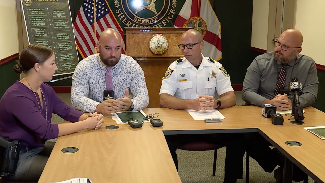 St. Lucie County Sheriff's Office holds discussion on Kano Brown murder arrest on July 28, 2021