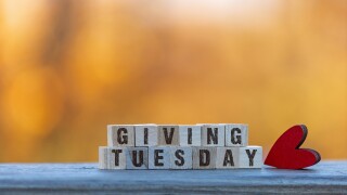 Giving,Tuesday,Text,On,Wood,Blocks,With,Red,Heart,Golden