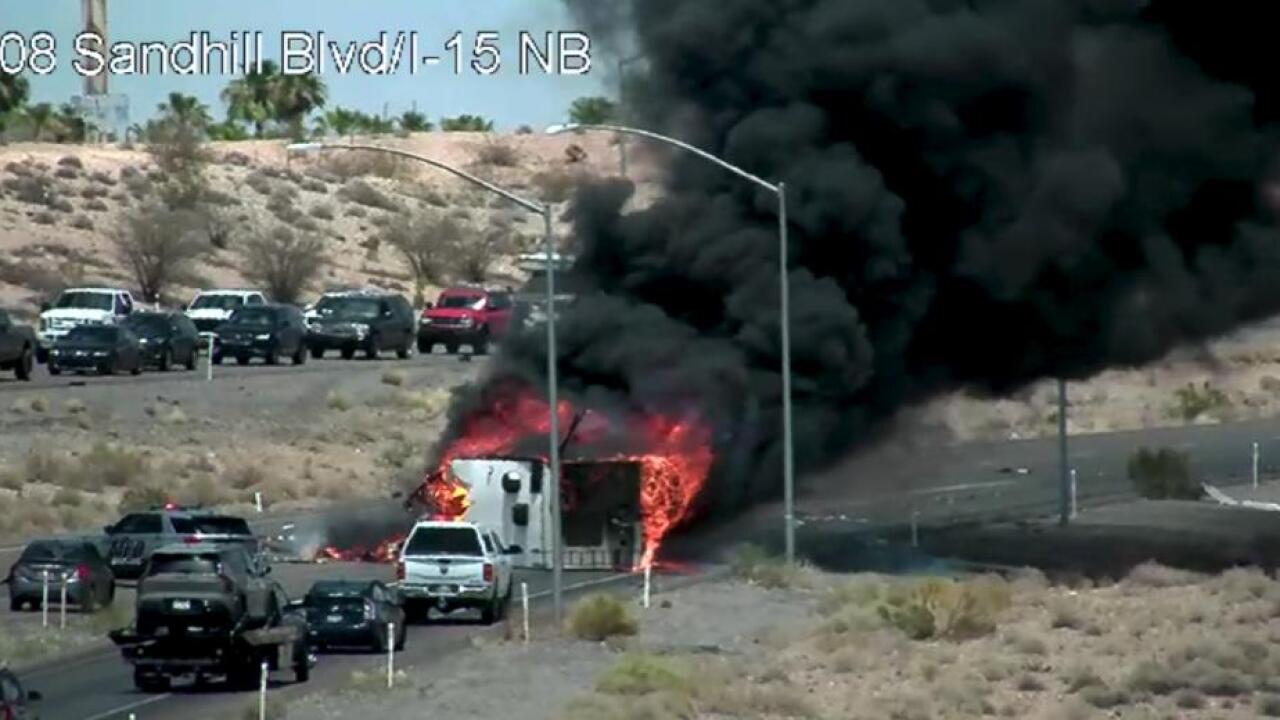 I-15 crash in Mesquite