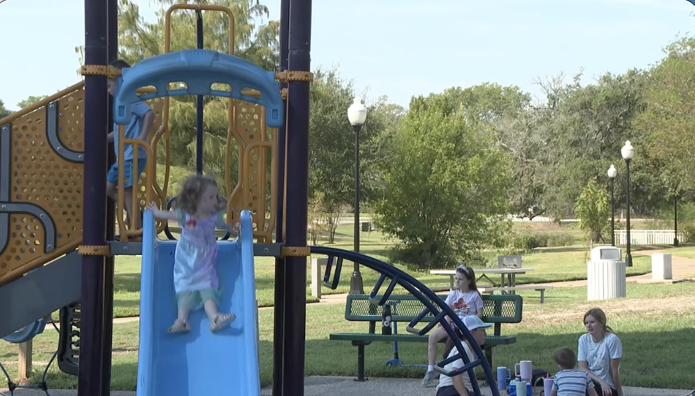 Bryan parks get shade structures to keep families cool and extend playtime