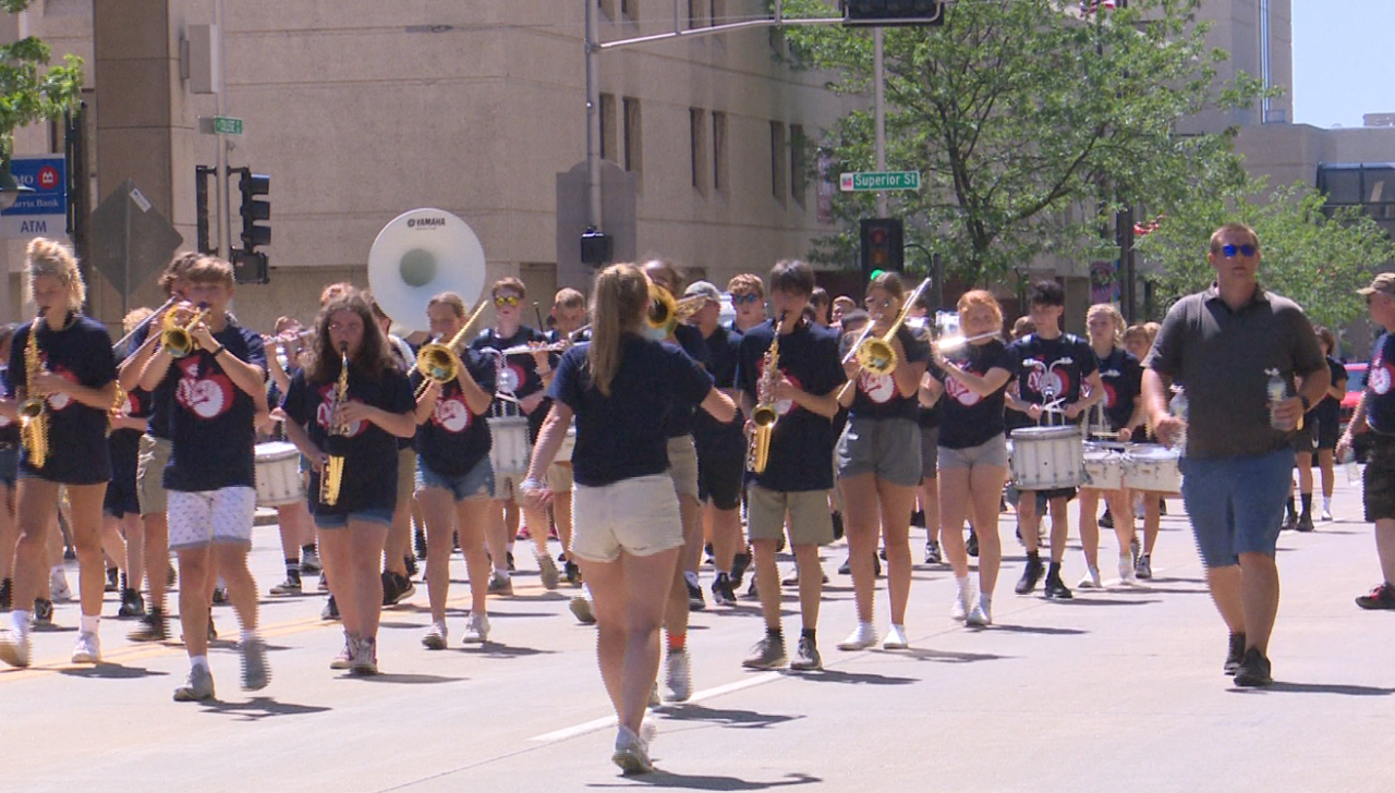 Honoring "Old Glory" at the 70th Appleton Flag Day Parade