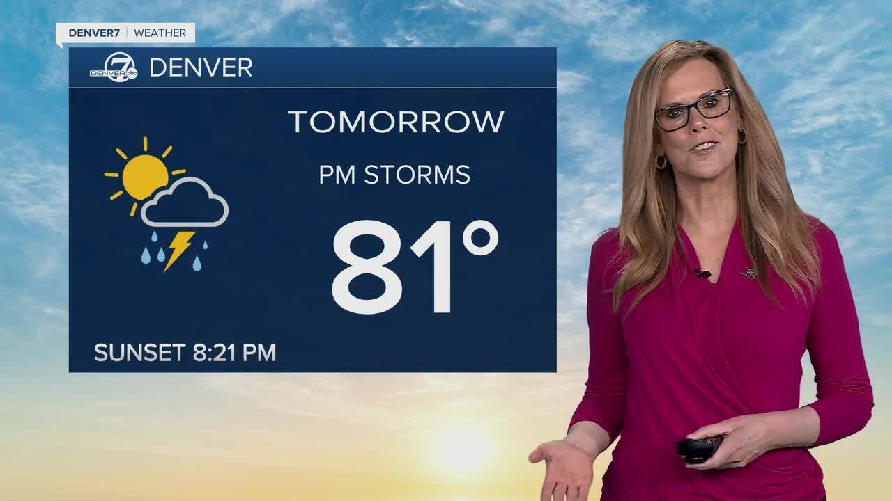 Monday forecast in Denver