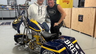  Brewers fans turn mini motorcycle into rolling tribute