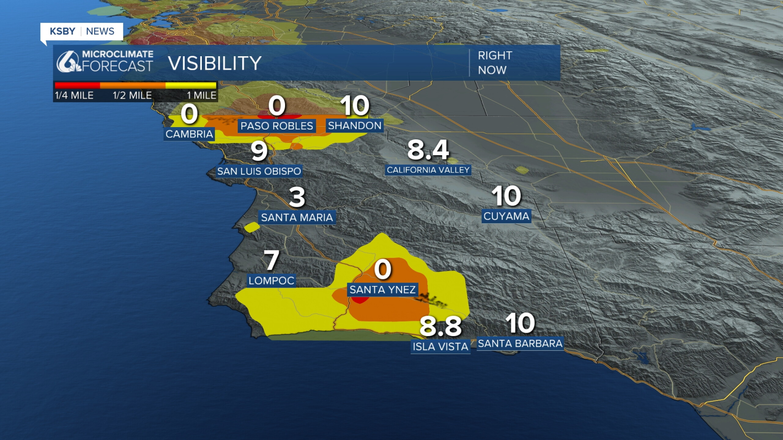 Dense fog advisory, low visibility to start off cooler week