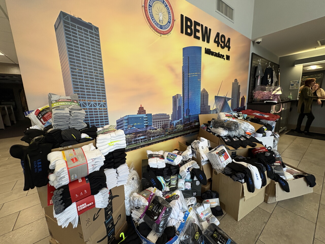 A ticket giveaway inspired thousands of sock donations, helping stock local shelters ahead of winter.