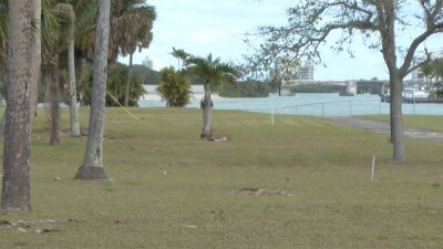 Former Suni Sands mobile home site in Jupiter in January 2026.