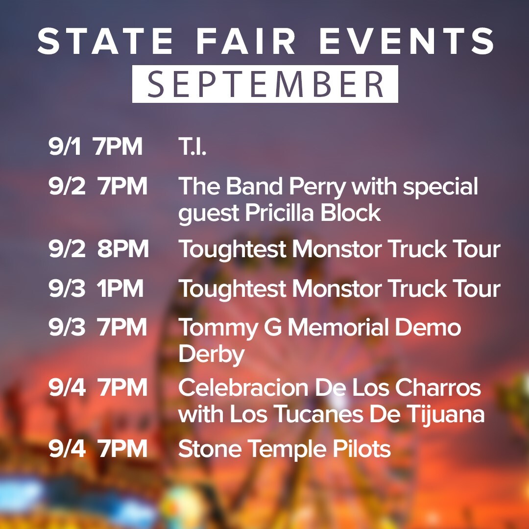 State Fair Events September