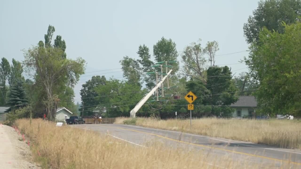 Missoula Storm Downed Power Pole