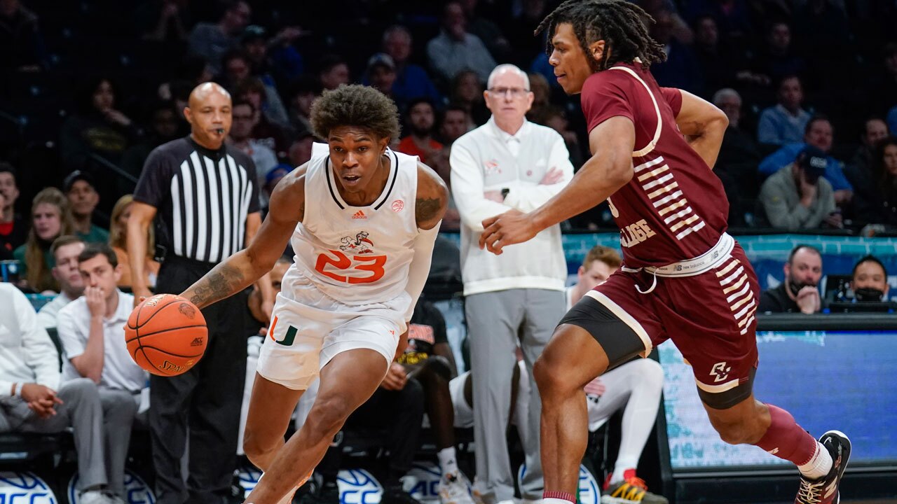 Kameron McGusty against Boston College, March 10, 2022