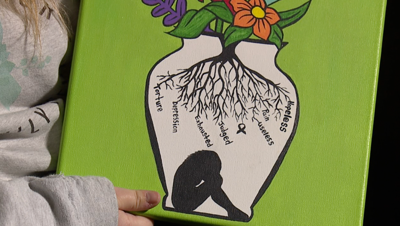 Woman shows how she feels dealing with POTS