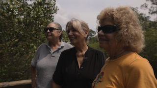 Left to right: Nonie Slaughter, Patty Taylor, Susan Martin.