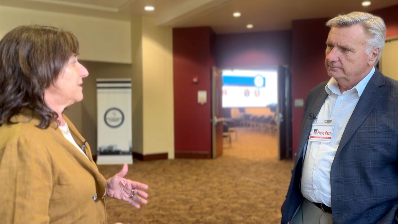  Consumer advocate Amy Bach with United Policyholders speaks with WPTV reporter Matt Sczesny.