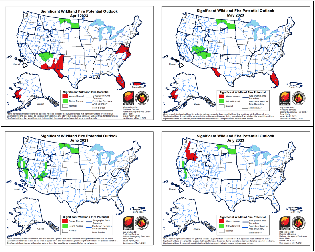 Colorado Division of Fire Control and Prevention wildfire outlook 2023