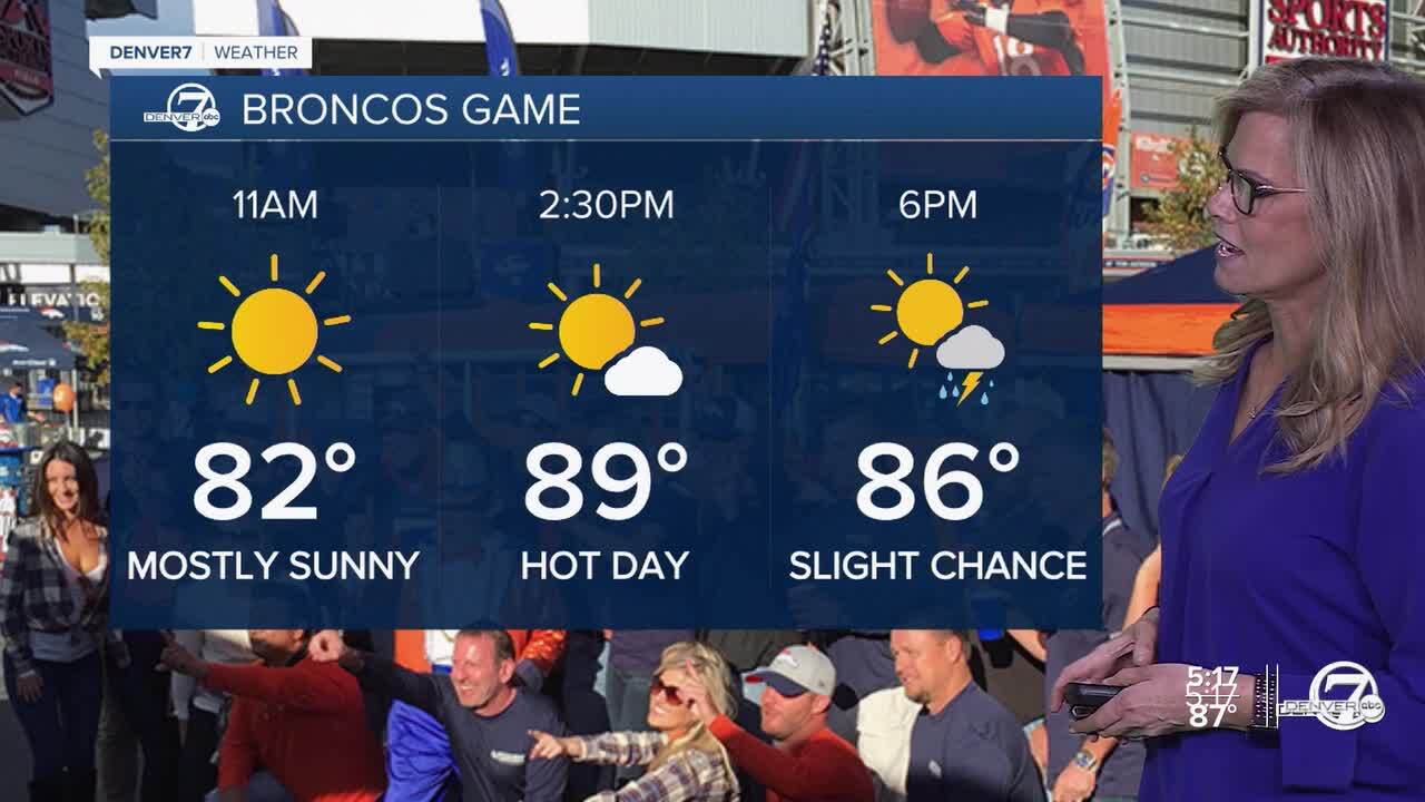 Sunday Bronco forecast