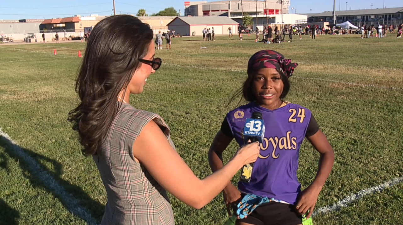 Girls flag football growth takes center stage at Las Vegas international tournament