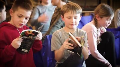 Sunnyside students get free books through 'If You Give a Child a Book...'