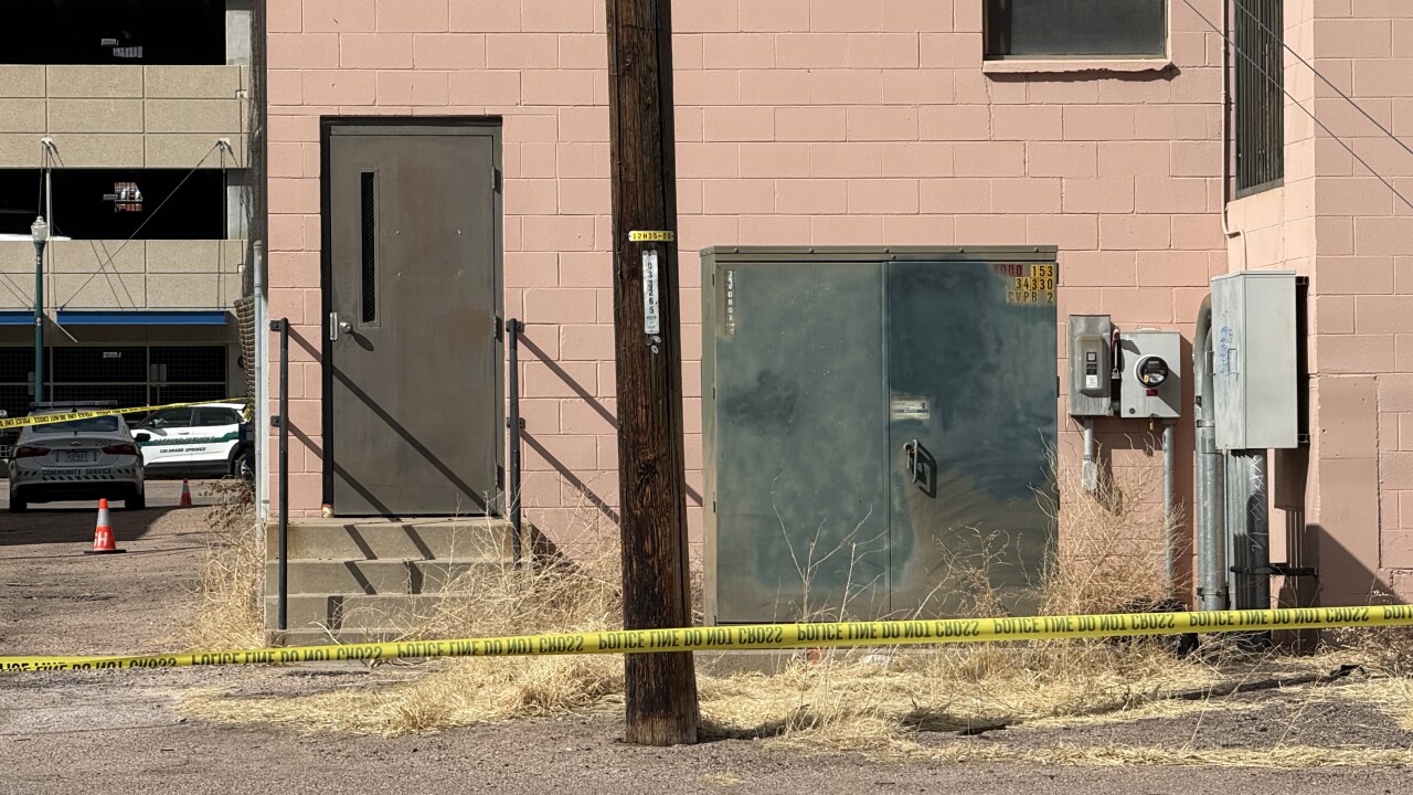 Body Investigation Downtown Colorado Springs