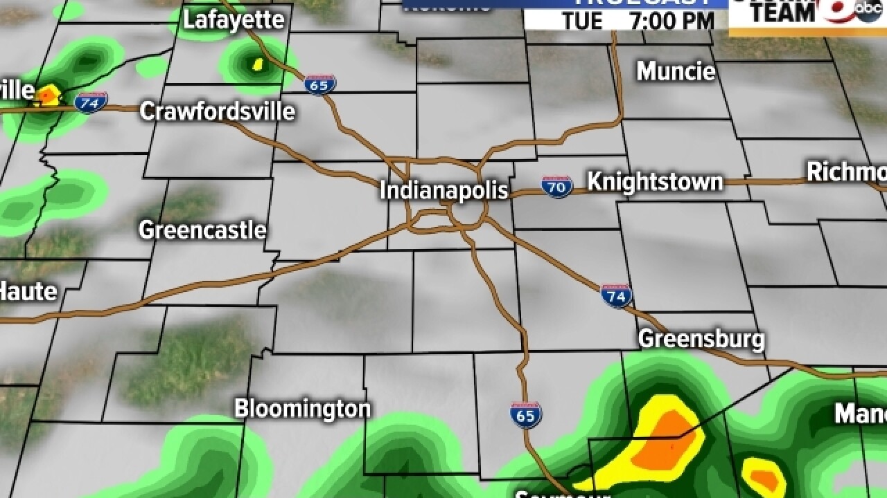 TIMELINE: More rain on Monday