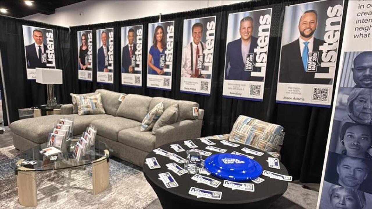 Tampa Bay 28 Health & Fitness Expo Listens Booth