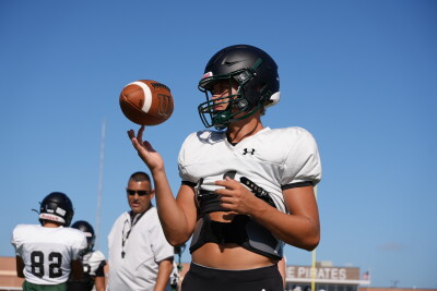 Rockport-Fulton senior quarterback Reid Snyder