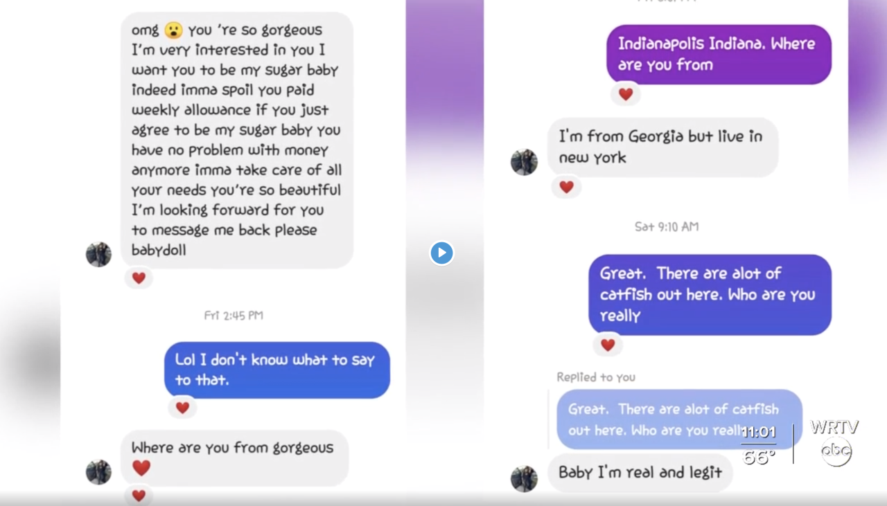 Conversation with a scammer