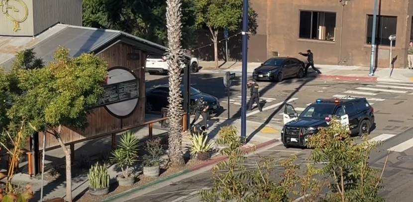 Officer involved shooting little italy cell phone angle