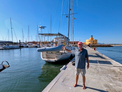 Steve Siguaw will be taking his boat, Savannah Sky, around the world, by himself.