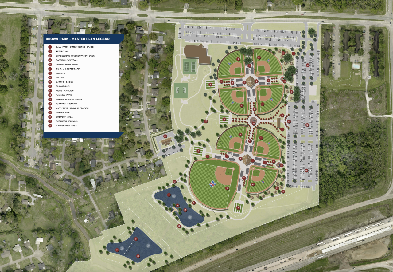 Brown Park Master Plan under Guillory administration