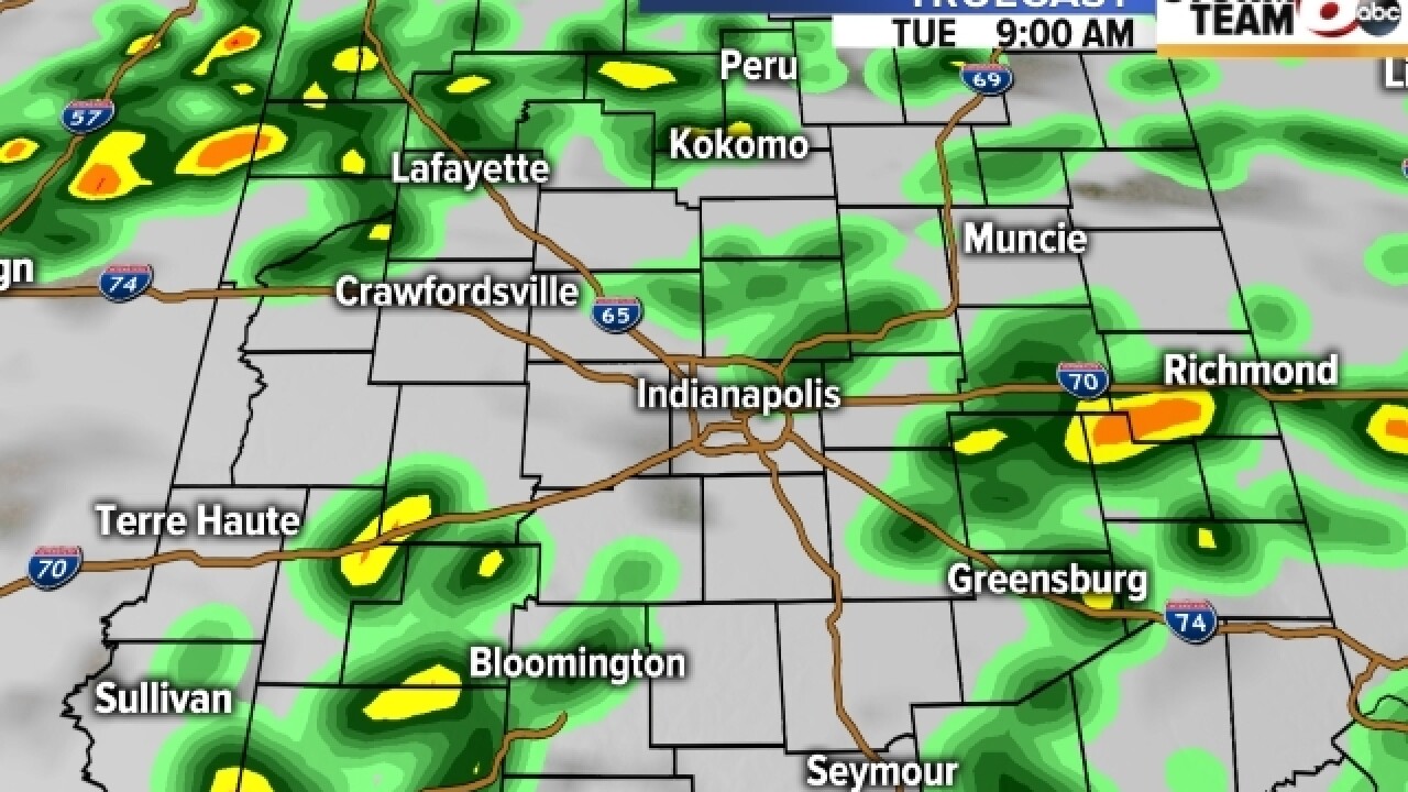 TIMELINE: When will you start to see the rain?